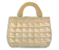 Natural & Ivory Woven Tote